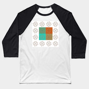 Colorful abstract pattern Baseball T-Shirt